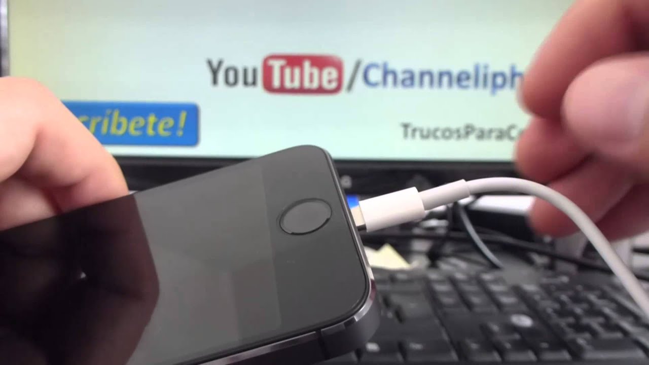 como conectar los cables del cargador del iphone Iphone 5S 5C 5 4S 4