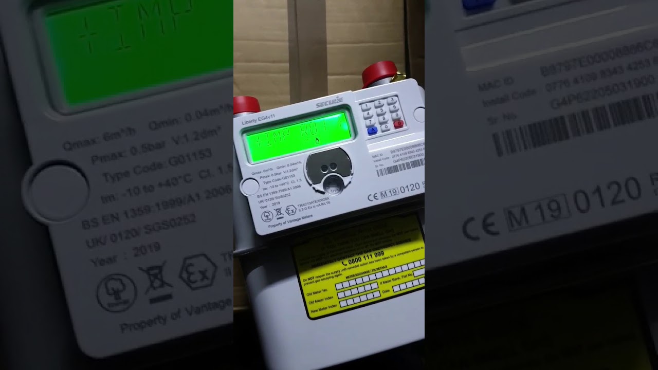 How to read gas meter reading uk - YouTube