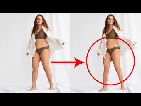 Как улучшить фигуру в фотошопе за 1 минуту