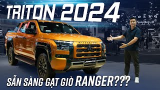 Check thực tế Mitsubishi Triton 2024 xem có đủ sức đầu Ford Rangerr?