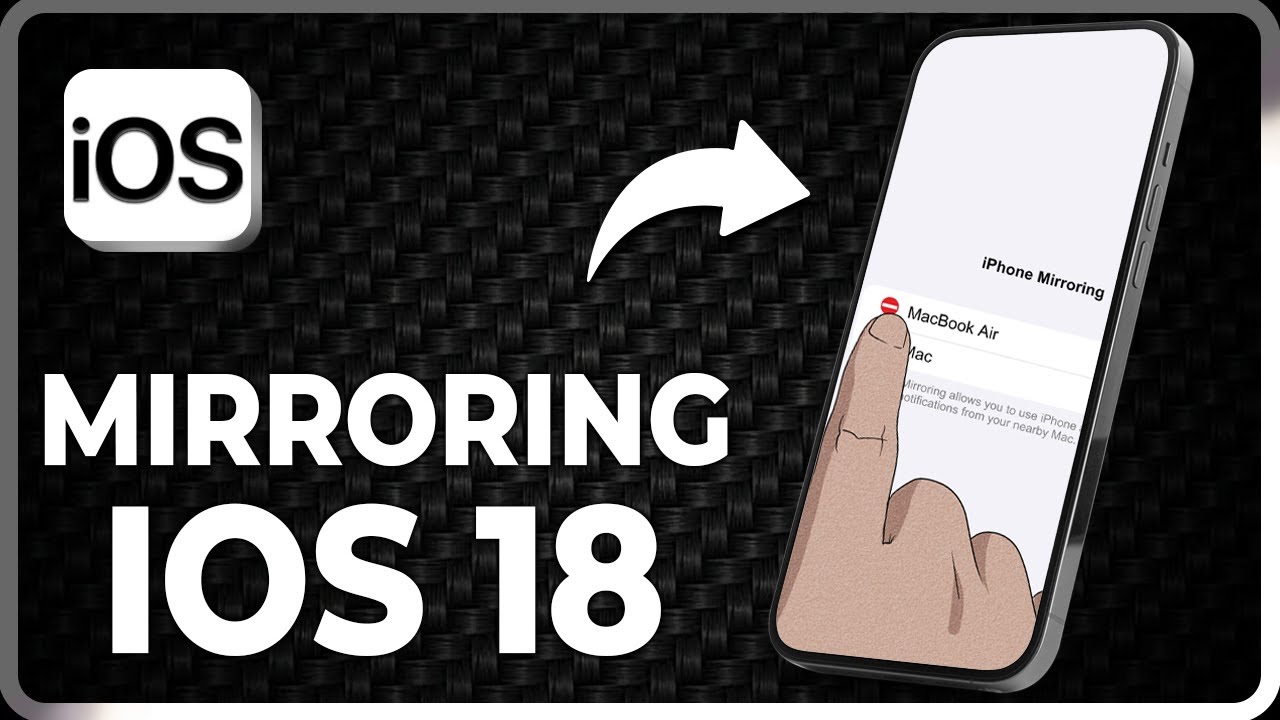 How to use iPhone mirroring iOS 18 (2025) - YouTube