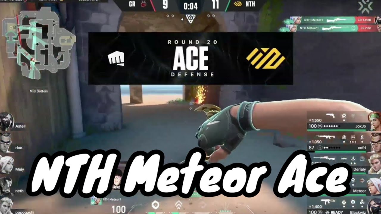 NTH Meteor Balas Ace Astell Pakai Marshal