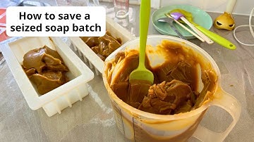 What to do when your soap hardens too fast ("soap on a stick")