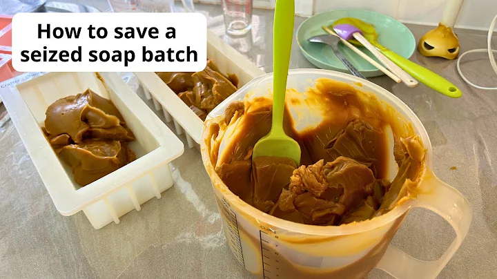 What to do when your soap hardens too fast ("soap on a stick")