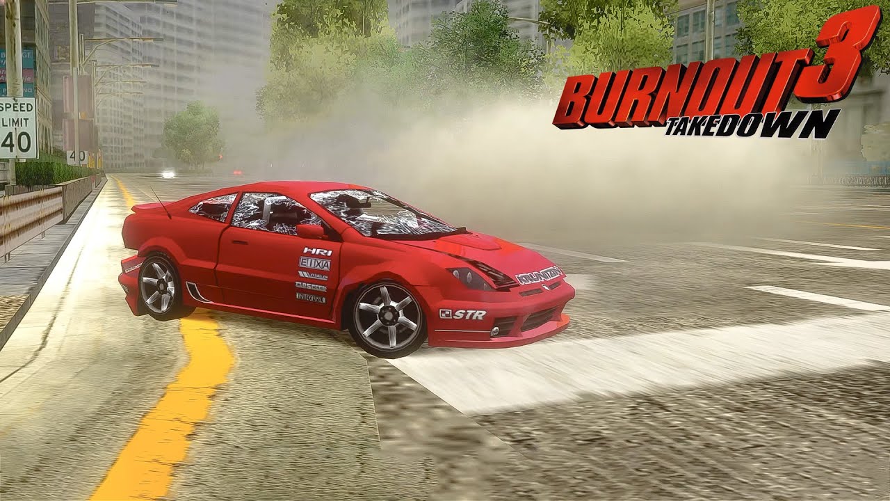 Burnout 3 Takedown Gameplay  - 4K 60FPS - PS2/PCSX2
