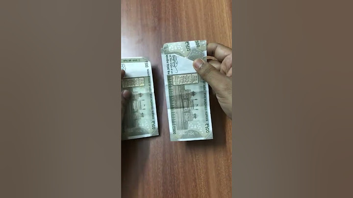 Printing Mistake by RBI - Funny Currency Note dispensed by ATM.