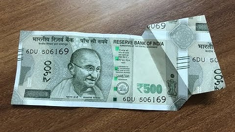 Printing Mistake by RBI - Funny Currency Note dispensed by ATM.