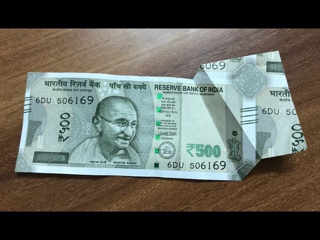 Printing Mistake by RBI - Funny Currency Note dispensed by ATM. class=