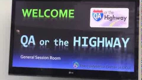 QA or the Highway Conference at OCLC  Dublin, Ohio Februrary 18, 2014