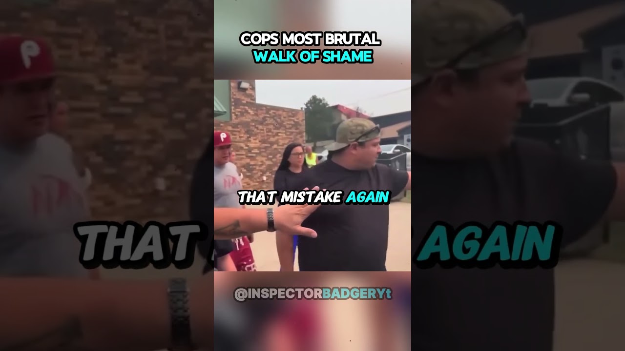 COPS MOST BRUTAL WALK OF SHAME 😱