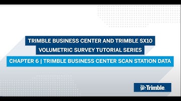 Trimble SX10 and TBC for Volumetric Surveys - Chapter 6