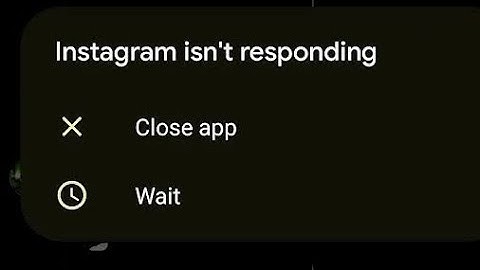 How to fix instagram isn