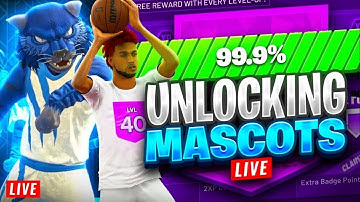 🚨UNLOCKING MASCOTS & HITTING LVL 40 (FULL-STREAM) - BEST ISO BUILD STREAKING IN SEASON 5 NBA2K22!