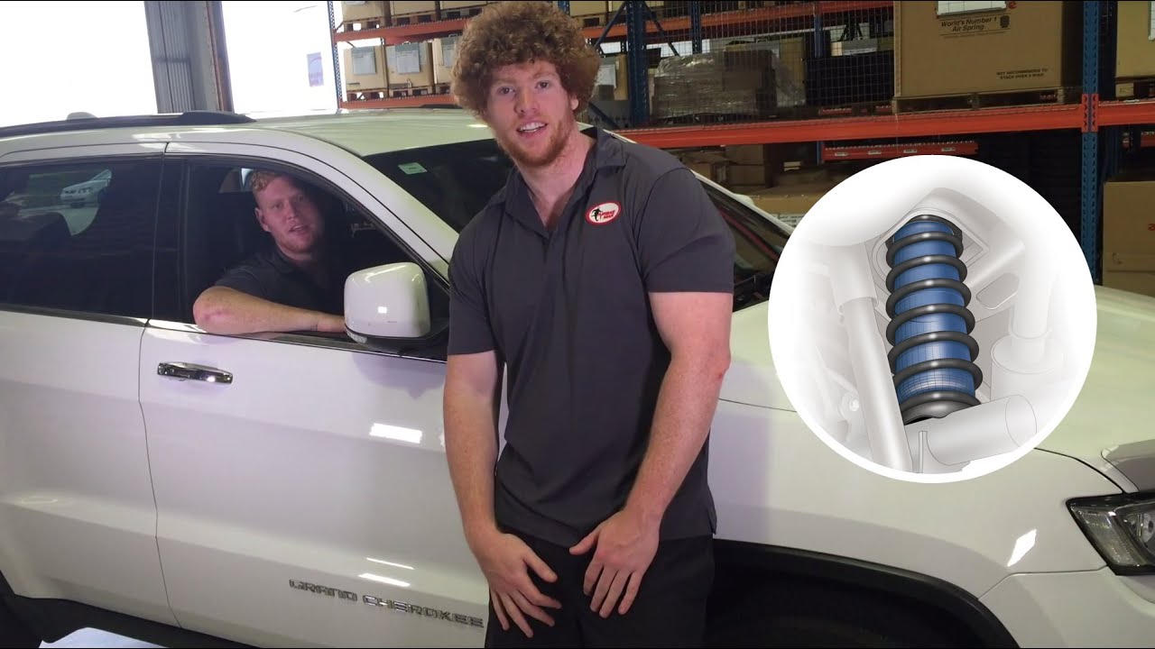How to Install: Jeep Grand Cherokee Air Suspension - CR5112 Airbag Man Coil  Helper Kit - YouTube