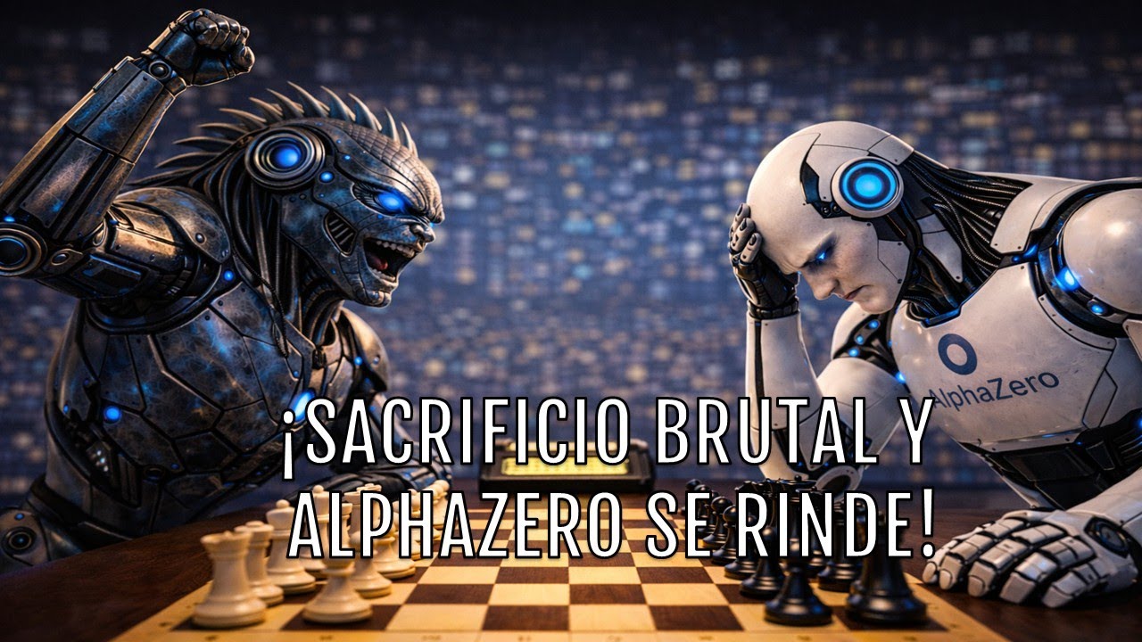 Stockfish sacrifica su torre… ¡y destruye a AlphaZero sin piedad! - Stockfish vs Alphazero - 2018