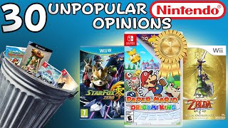 30 Unpopular Nintendo Opinions