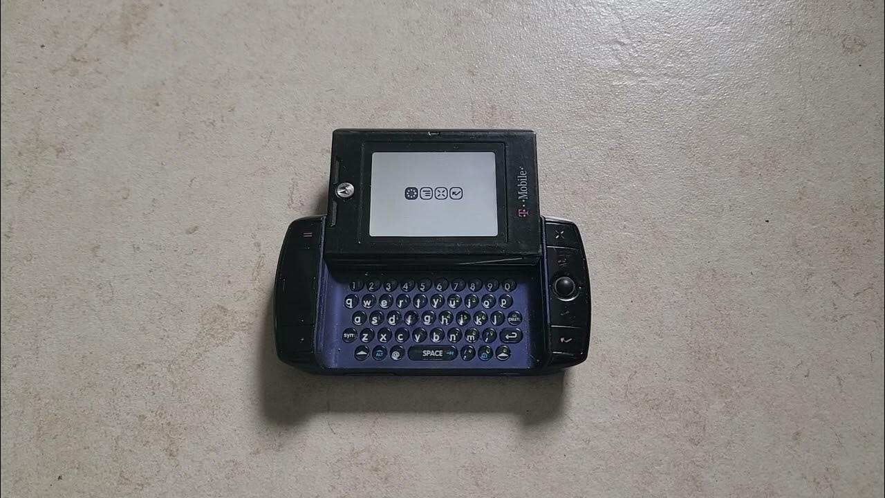 Motorola Sidekick Slide Startup/Shutdown YouTube