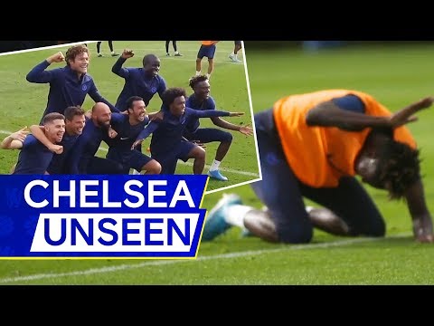 Tammy Abraham's hilarious reaction to losing🤣 N'Golo Kante back in training | Chelsea Unseen