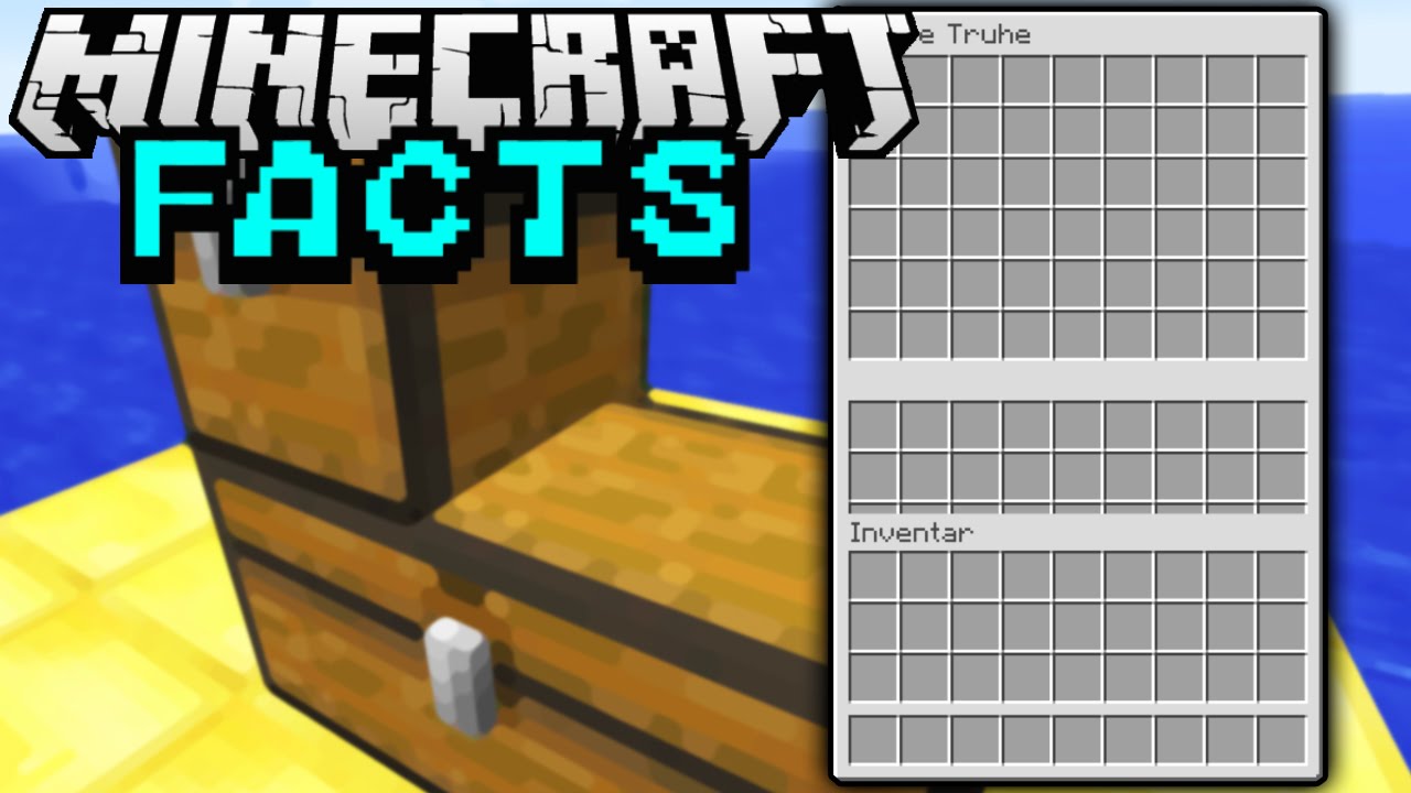 Wie Macht Man Eine Kiste In Minecraft DREIER KISTE! | Minecraft Facts #65 | ConCrafter - YouTube