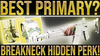 Destiny 2. HIDDEN PERK! Gambit Breakneck Pinnacle Reward Review. Best Primary In The Game? God Tier