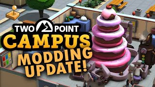 Cats & Cakes Galore in Two Point Campus Modding Update!