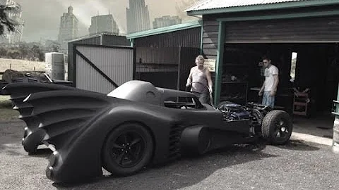 Australian Batman Fan Spends Two Years Building His Own Batmobile- Zac Mihajlovic