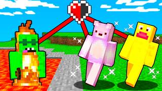 Minecraft, But We Share ONE HEART...