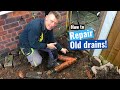 How to repair old drains!