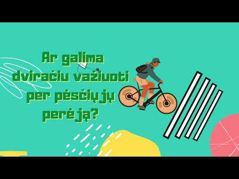 Video: Ar dviratininkai gali važiuoti kelio viduryje?