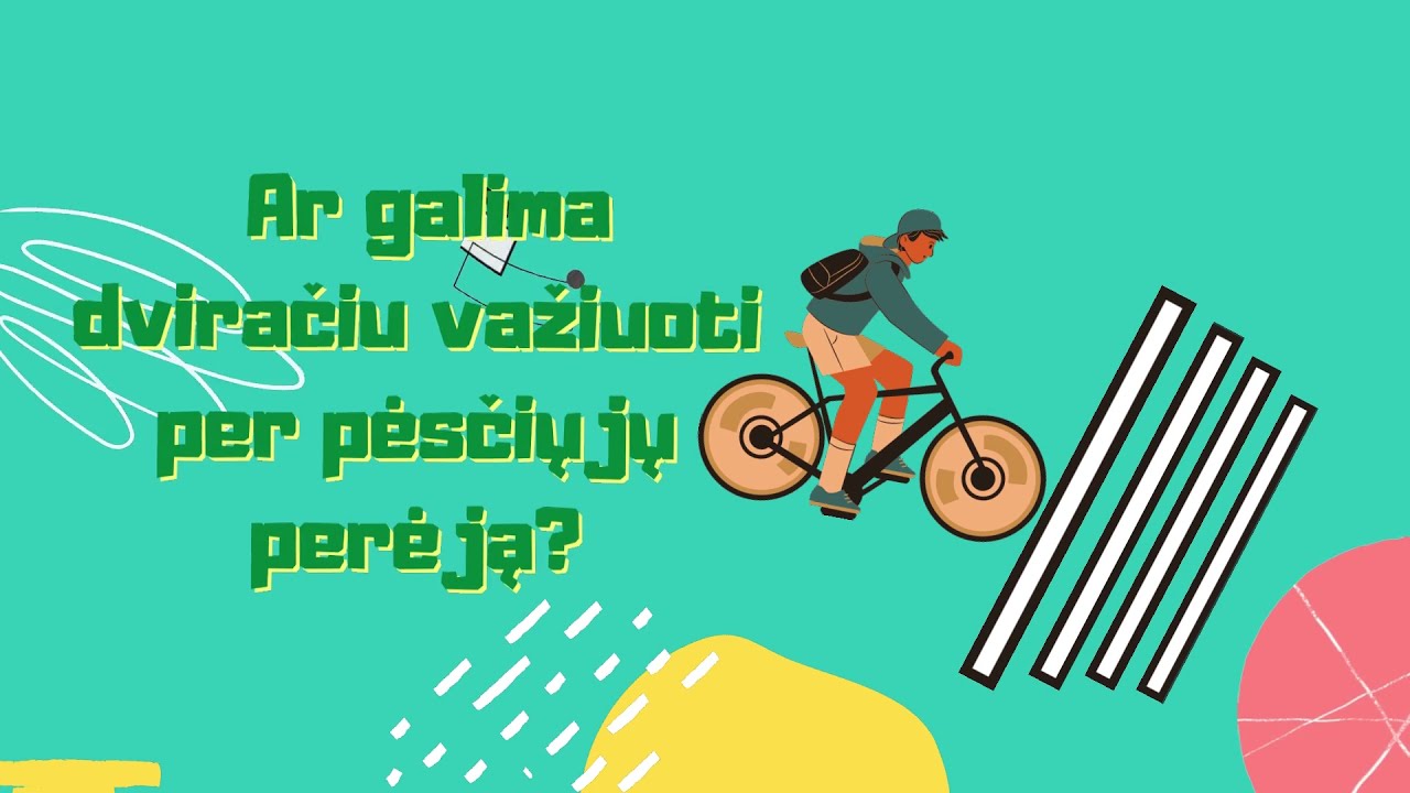 Svarbiausios kelių eismo taisykles dviratininkams!