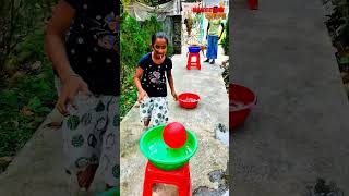 Takeshis Castle Game Ballon - Bucket - Water | Amazing Village Games #manobotaralo #takeshiscastle