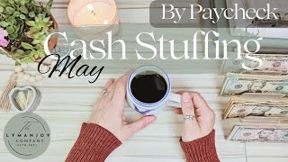 Budget by Paycheck // 1st Cash Stuffing of May // Save the Change // Summer Saving Challenges