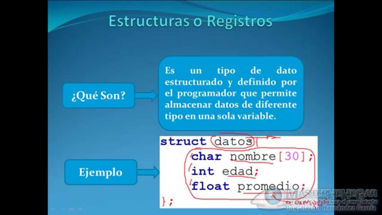 36 - Estructuras o Registros en C (ProgC) - YouTube