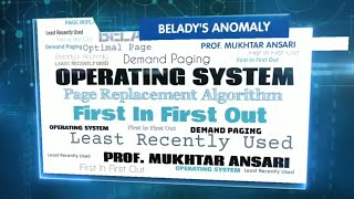 BELADY'S ANOMALY | PAGE REPLACEMENT ALGORITHM | FIFO | VIRTUAL MEMORY