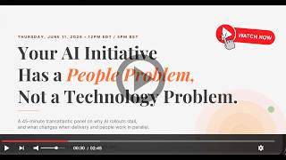 Why Do AI Initiatives Fail? It's a People Problem Why Ai Transformations Fail Without Change Management From Day One