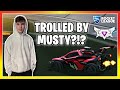 I got TROLLED by Musty??? (I think) | PRO Rocket League 1v1