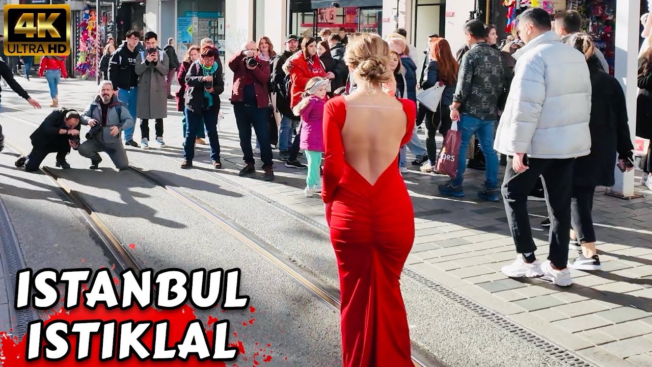 Turkey Walking Tour Istanbul 2024 Istiklal Avenue In Early Day ...