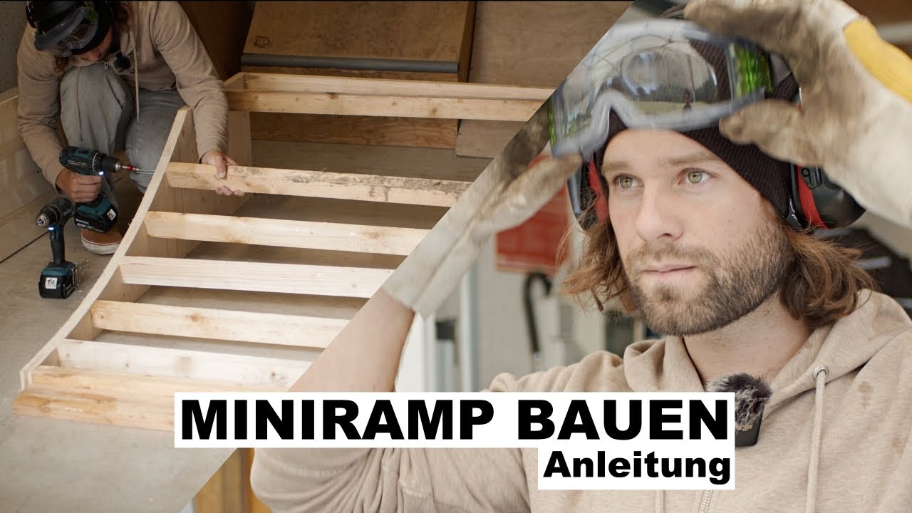 Miniramp selber bauen (inkl. Bauplänen) Jetzt eigene Skateboard Rampe bauen
