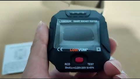 Unboxing Lomvum Socket Tester.