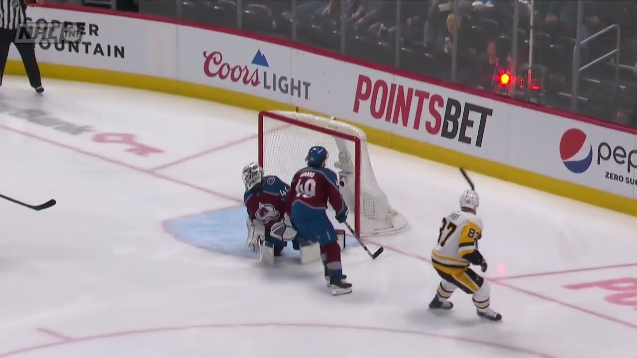 Crosby's beautiful opening goal vs Avalanche 3/22/23