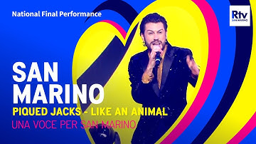 Piqued Jacks - Like An Animal | San Marino 🇸🇲 | National Final Performance | Eurovision 2023