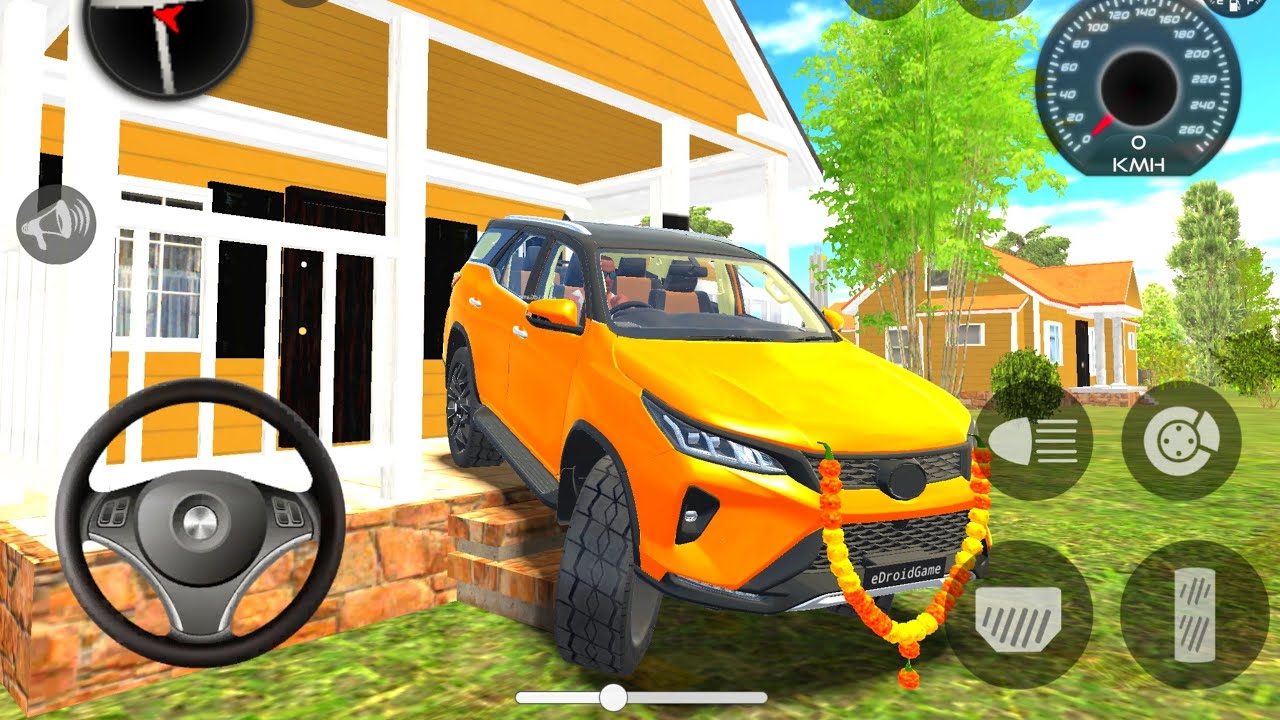 Indian Cars Simulator 3d - Toyota Fortuner Legender Gadi Game - Car Game Android Gameplay