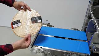 MULTIVAC L 310 FullWRAP & C Wrap Labeler for Pizza Packaging - Perfect Placement of Pizza Pack Label
