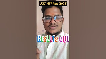 Breaking RESULTS OUT for UGC NET JUNE 2025 #ugcnetresults