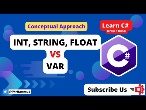 Power of var and other Data Types in C# (Csharp) - Urdu / Hindi