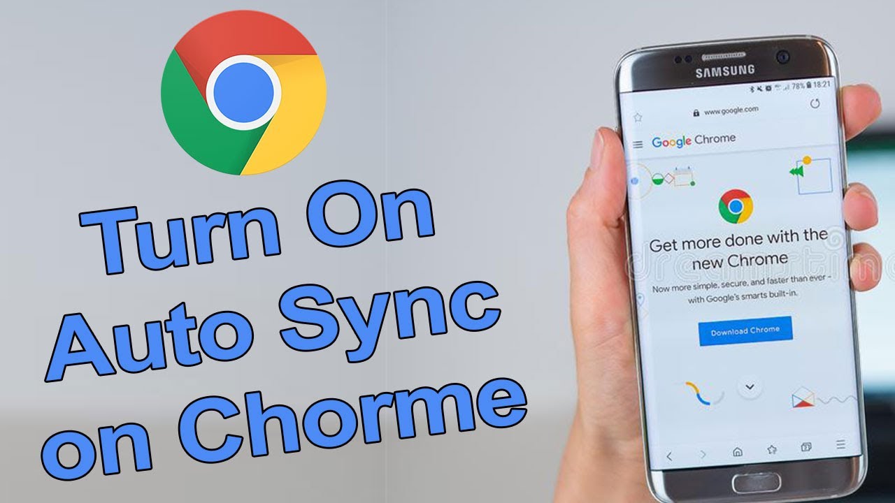 How do I turn on auto sync in Chrome?