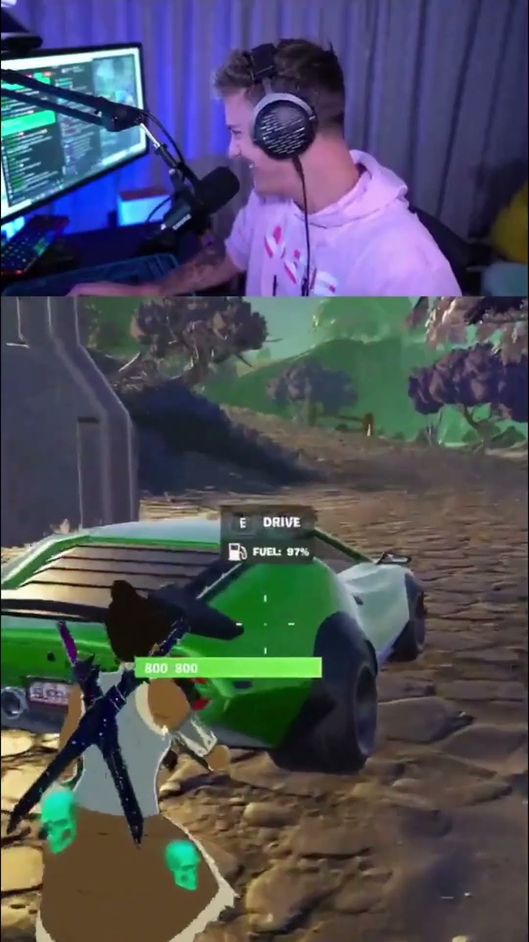 Ninja Farting in Fortnite