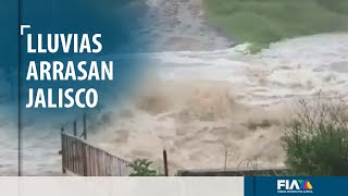 Lluvias arrasan con 18 propiedades en San Miguel El Alto, Jalisco