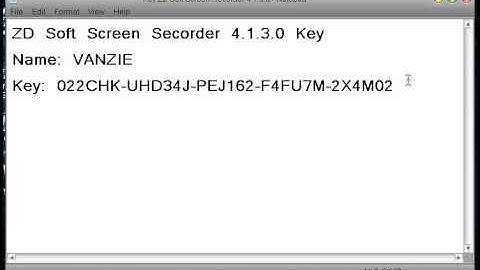 ZD Soft Screen Recorder 4.1.3.0 key