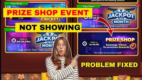 Prize Shop Event Not Showing Problem Fixed | Don